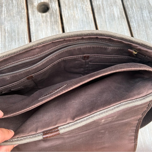 Vintage fossil messenger bag - Picture 6 of 7